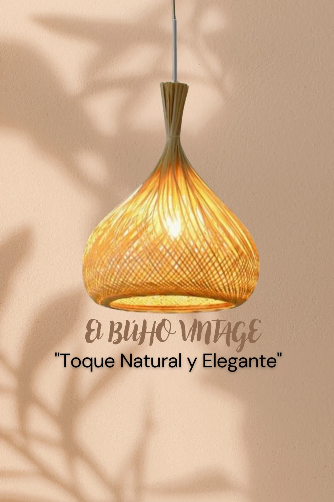 Lámpara Colgante Estilo Boho 