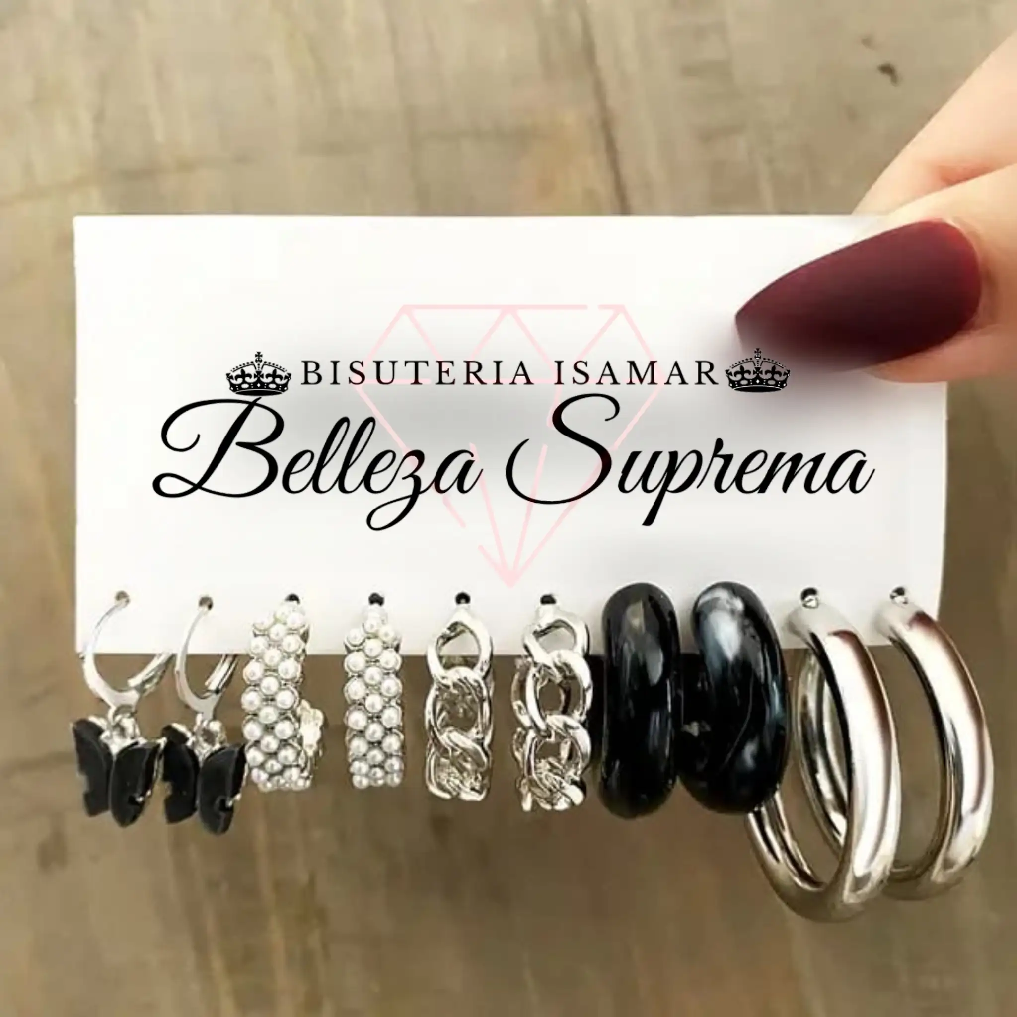 SET DE AROS Y ARETES OREJERAS 3