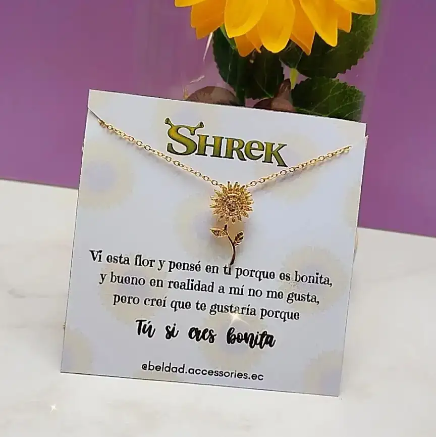 Collar Antiansiedad de Girasol de Shrek 🌻