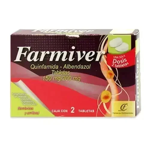 Farmiver Adulto Quinfamida - Albendazol