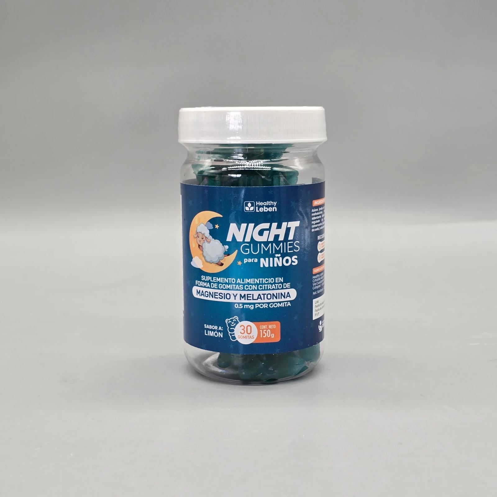 NIGHT GUMMIES PARA NIÑOS HEALTHY LEBEN 150g