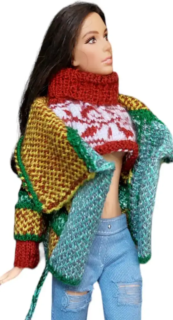 Saco Color Verde Jacquard
