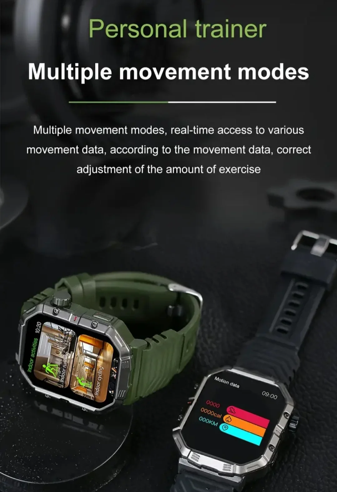 Reloj Smart grado Militar  8
