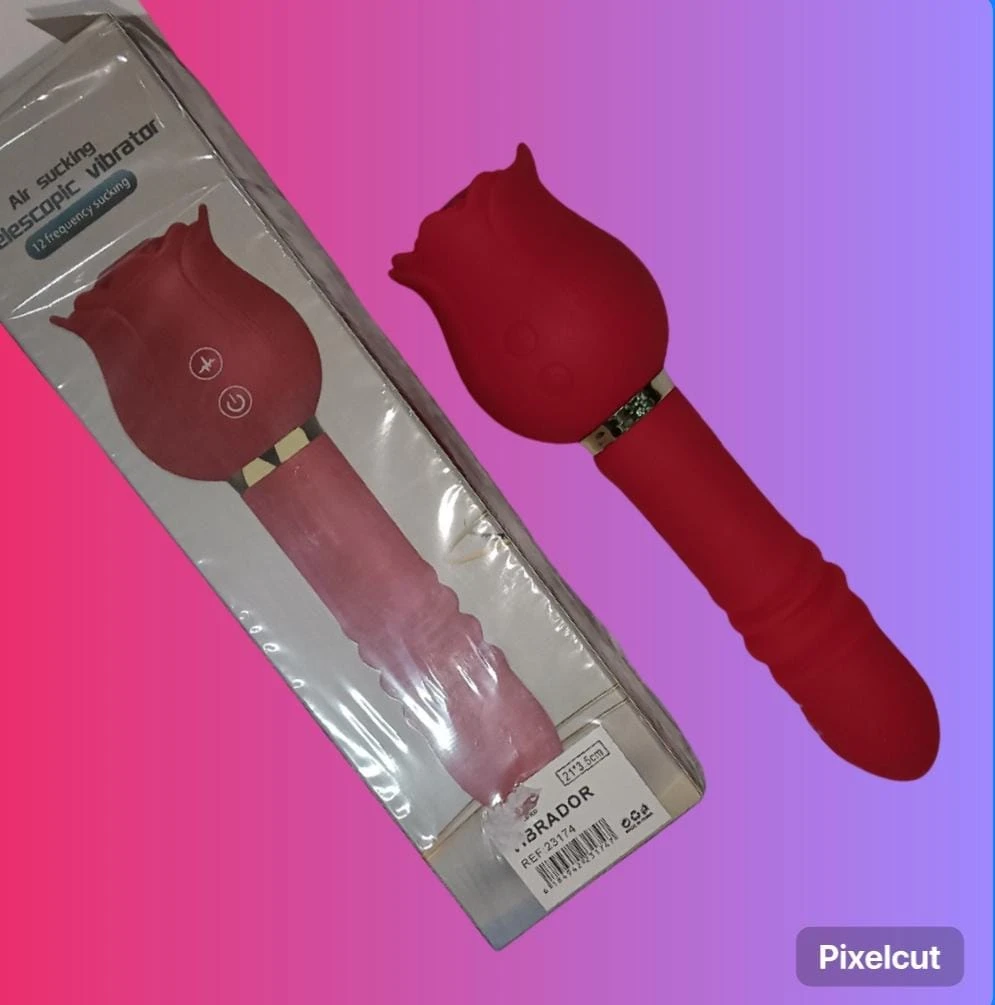 Succionador Rosa con Tallo