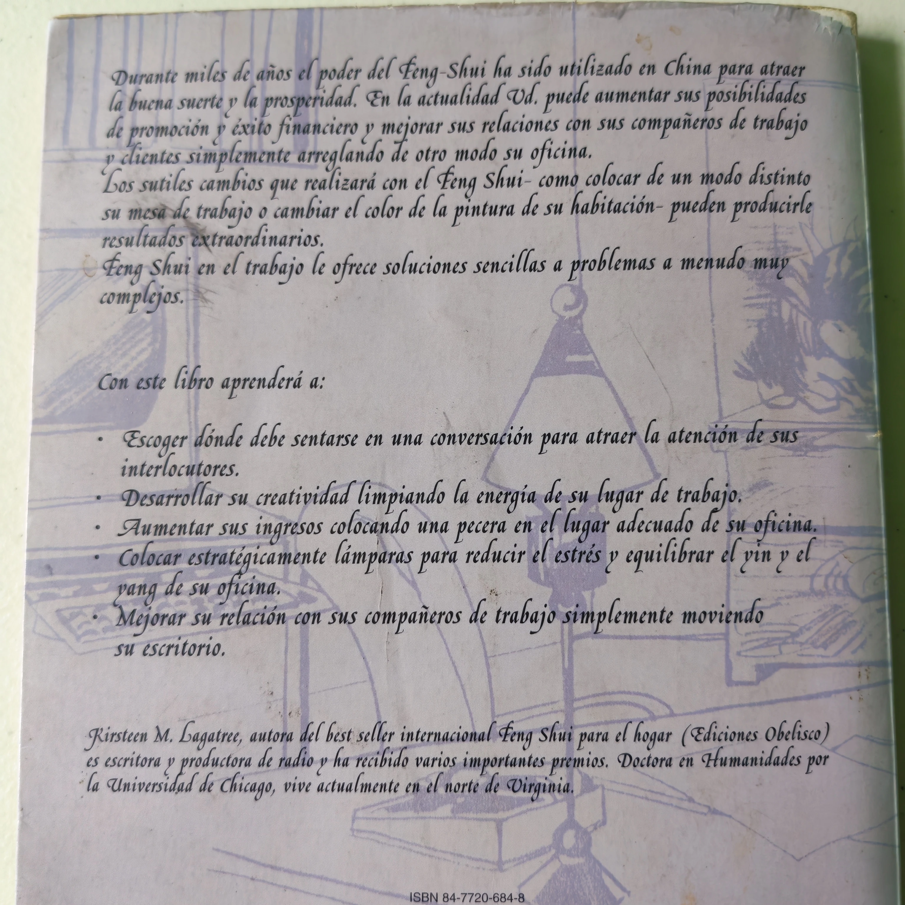 Feng Shui en el trabajo, Kirsten M. Lagatree, usado 3
