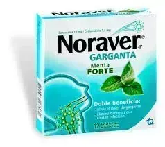 NORAVER PASTILLAS FORTE CJA X 12 TAB MENTA TQ