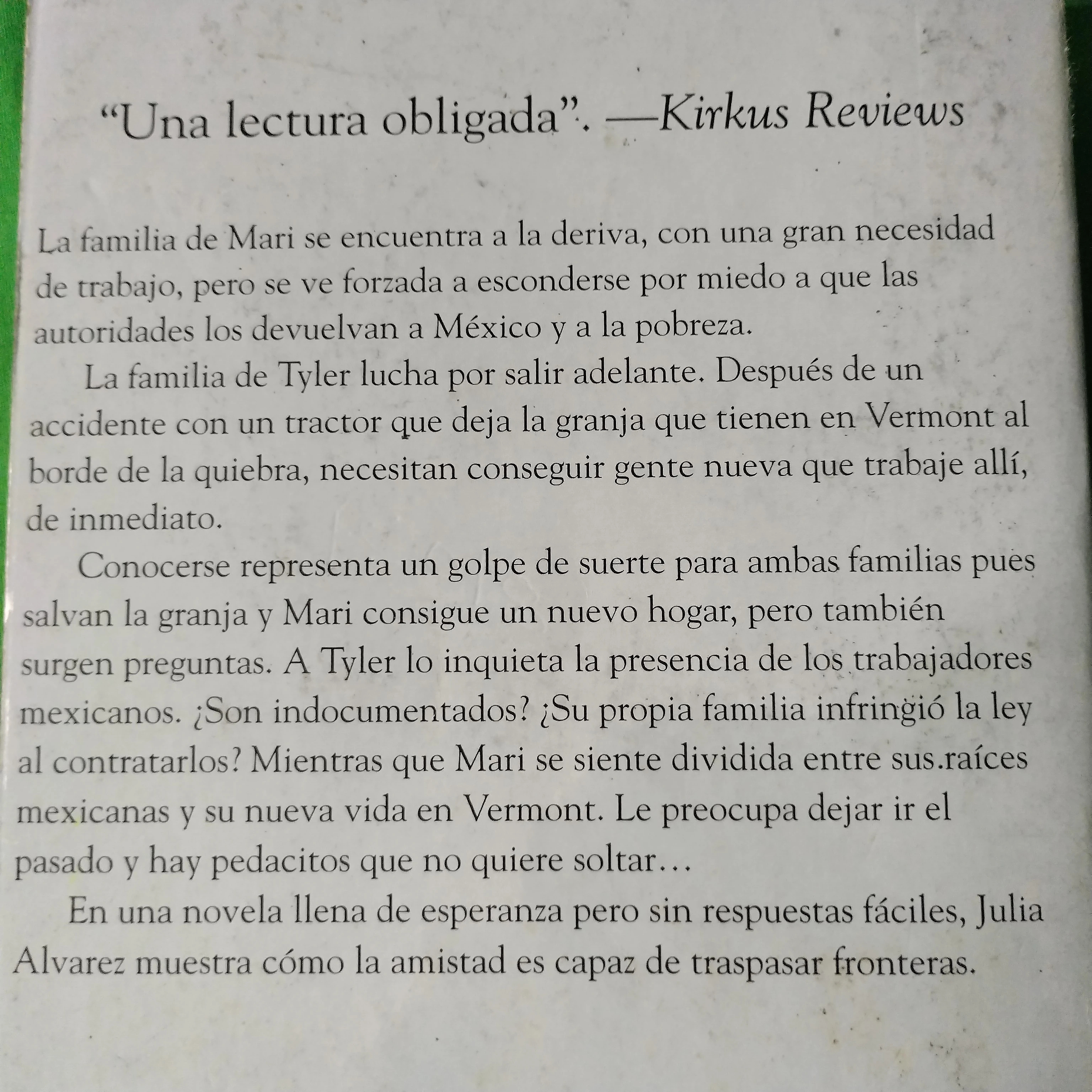 Devolver al remitente , Julia Álvarez usado 4