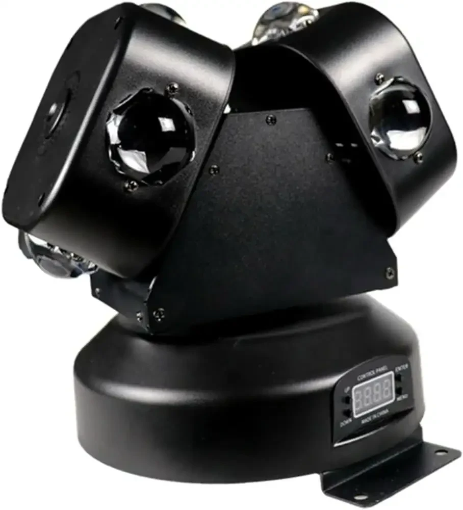 Marca: PROHEL Luces de escenario Luz de cabeza móvil RG LED 12 Cabeza móvil de doble brazo RGBW 4IN1 Luz de escenario de haz a todo color for discoteca Wedding Bar KTV Party para iluminación de escenario de fiesta 5