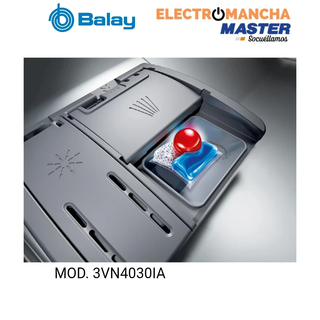LAVAVAJILLAS BALAY 3VN4030IA 45 CM. INOX. CLASE E 6