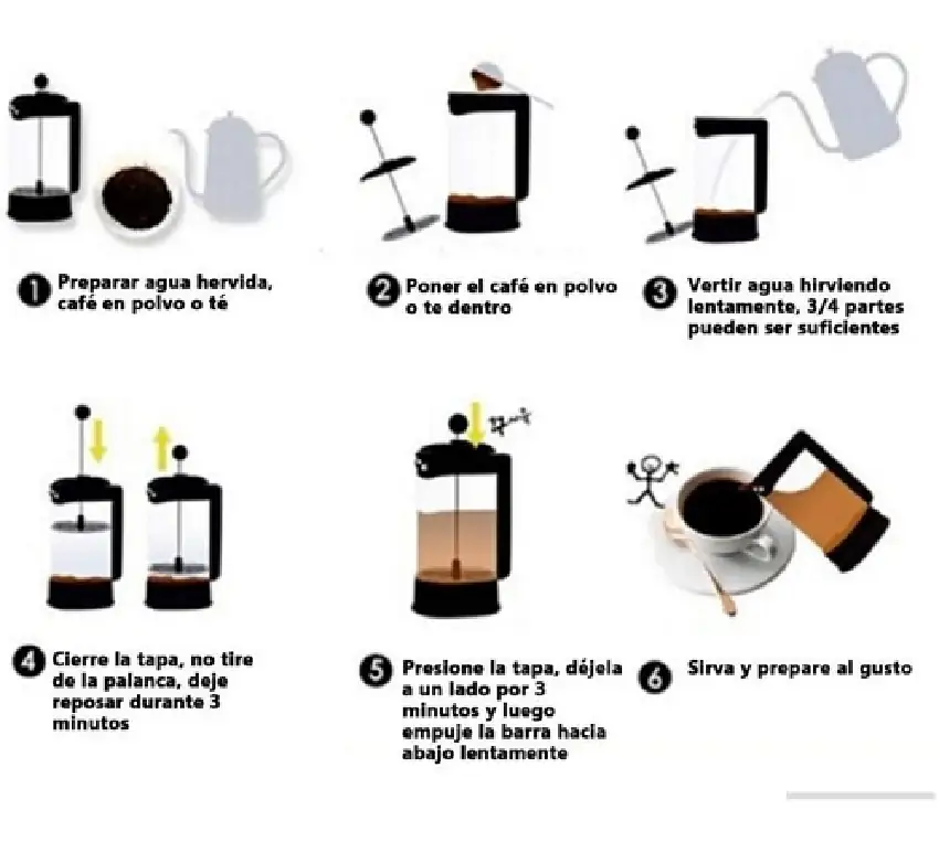 Prensa Francesa De Vidrio 350Ml 4