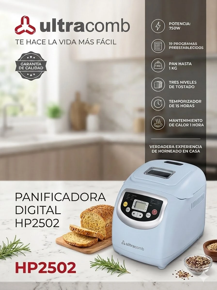 Fabrica Horno De Pan Digital Ultracomb panificadora