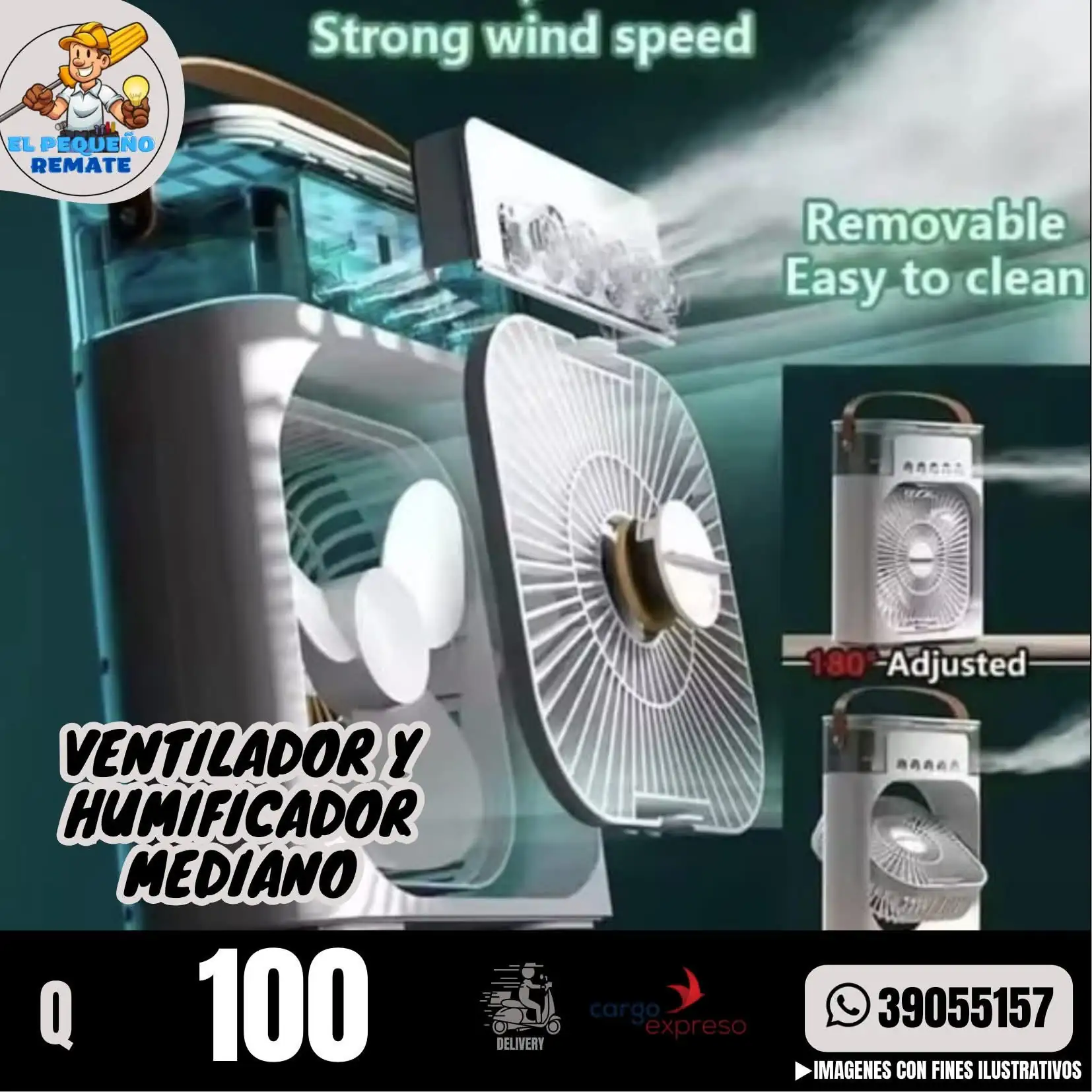 VENTILADOR Y HUMIFICADOR MEDIANO 4