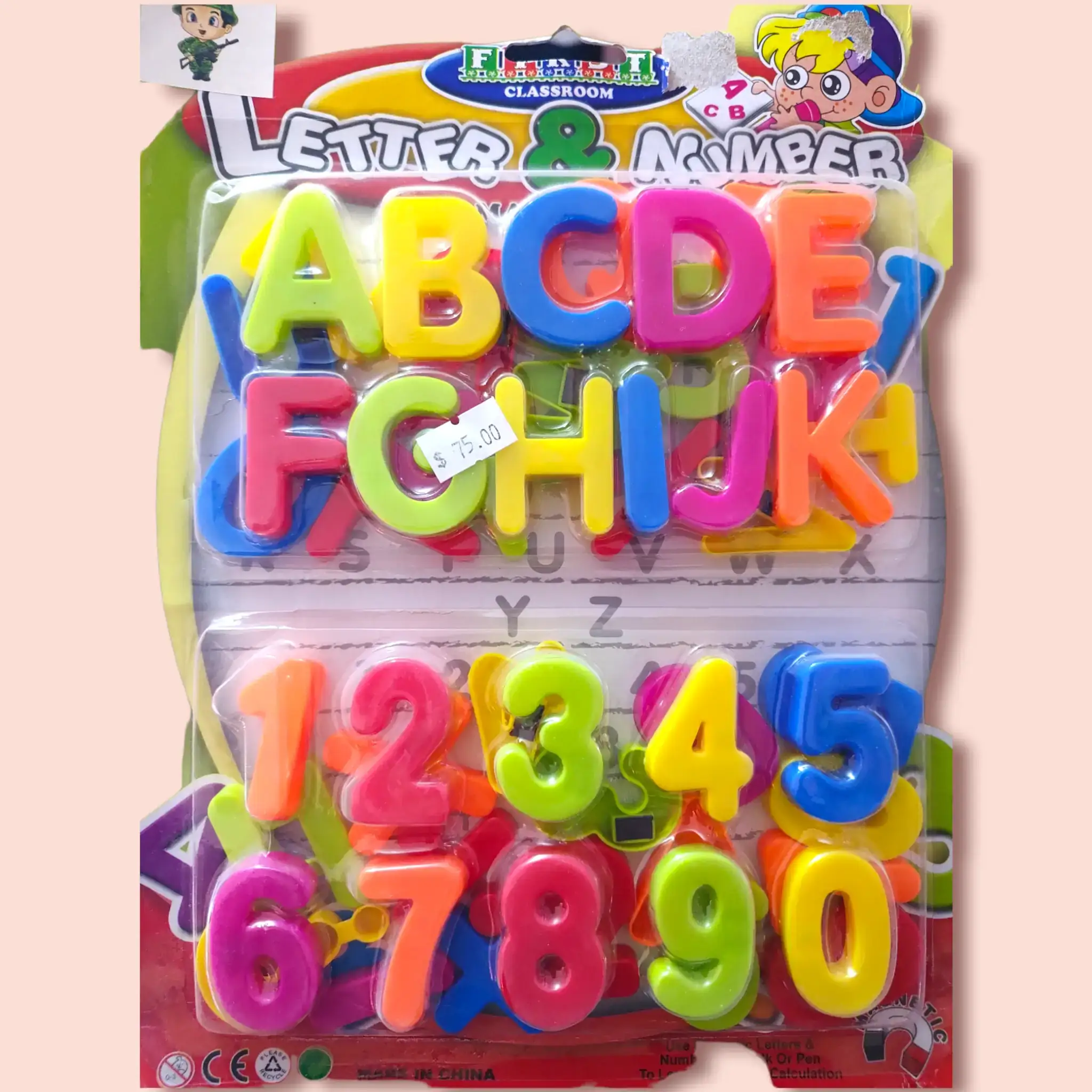 Abecedario y Numeros con iman