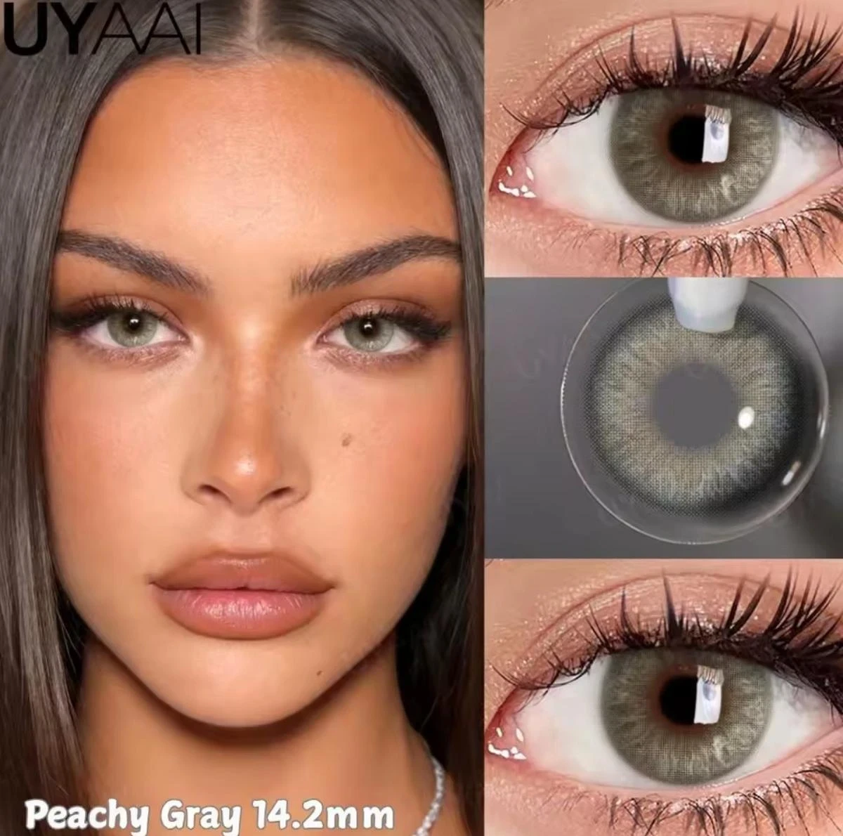 Lentes de contacto - Referencia: PEACHY GRAY 