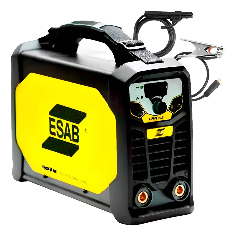 Soldadora Inverter Esab Conarco Lhn 202i Máquina Soldar 200a Negro/amarillo