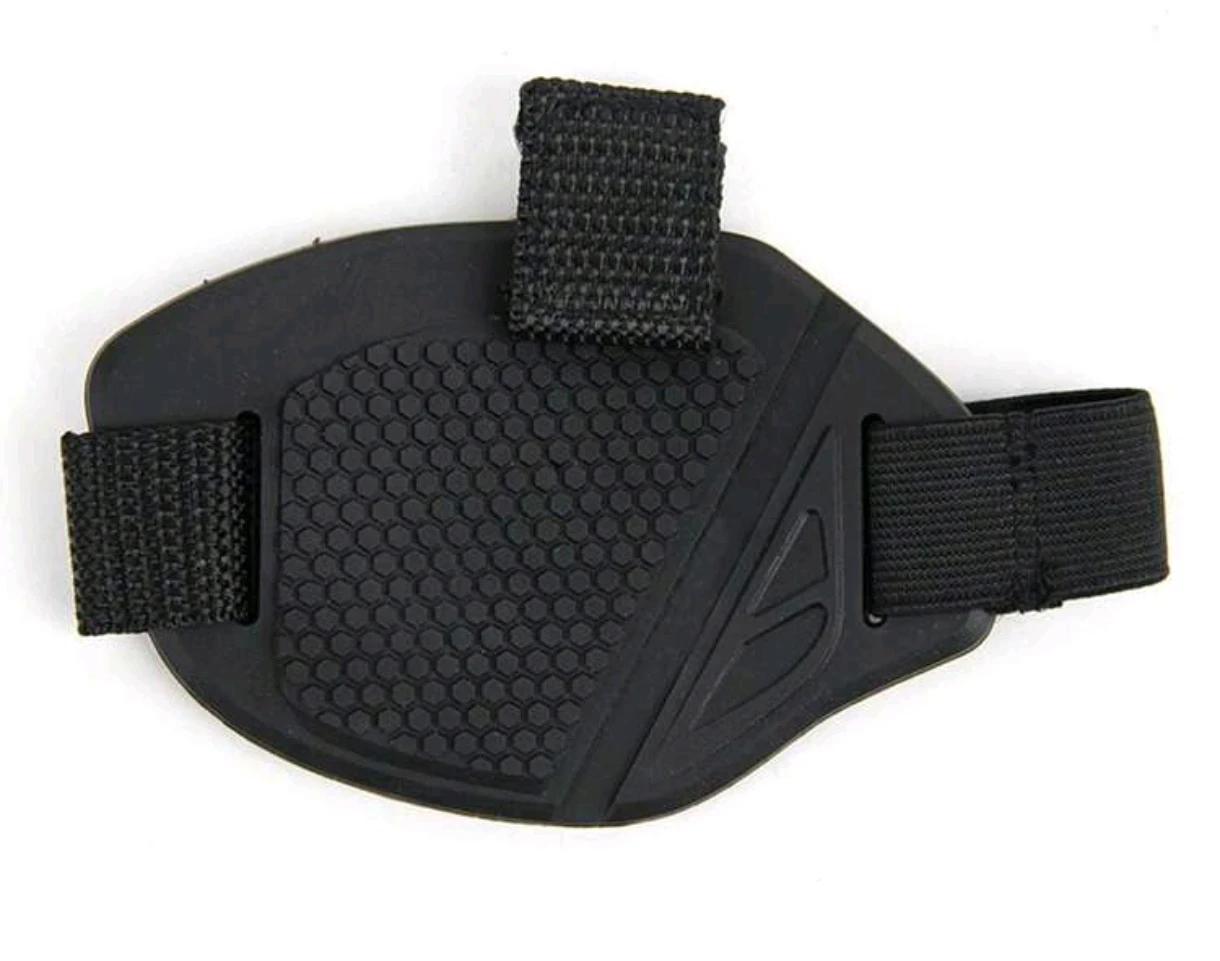 Protector de Calzado para Palanca de Cambios de Moto - Negro Minimalista