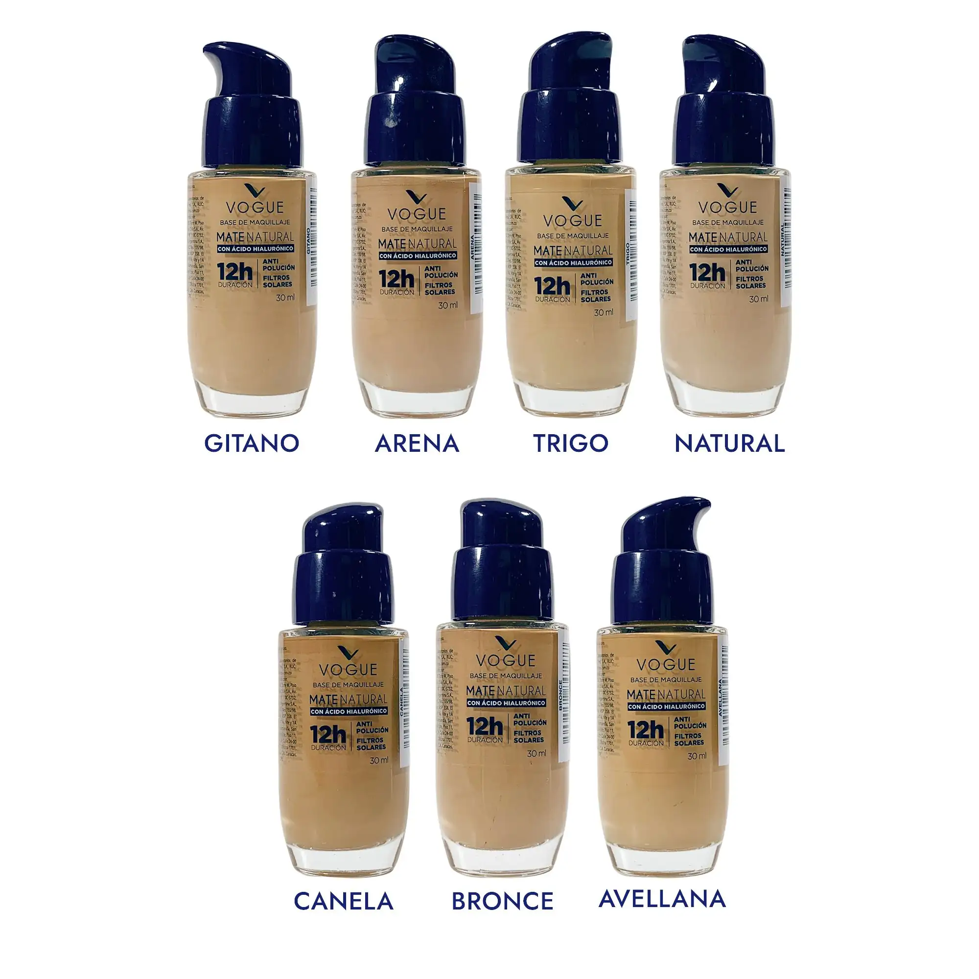 Base Líquida Mate Vogue 30ml