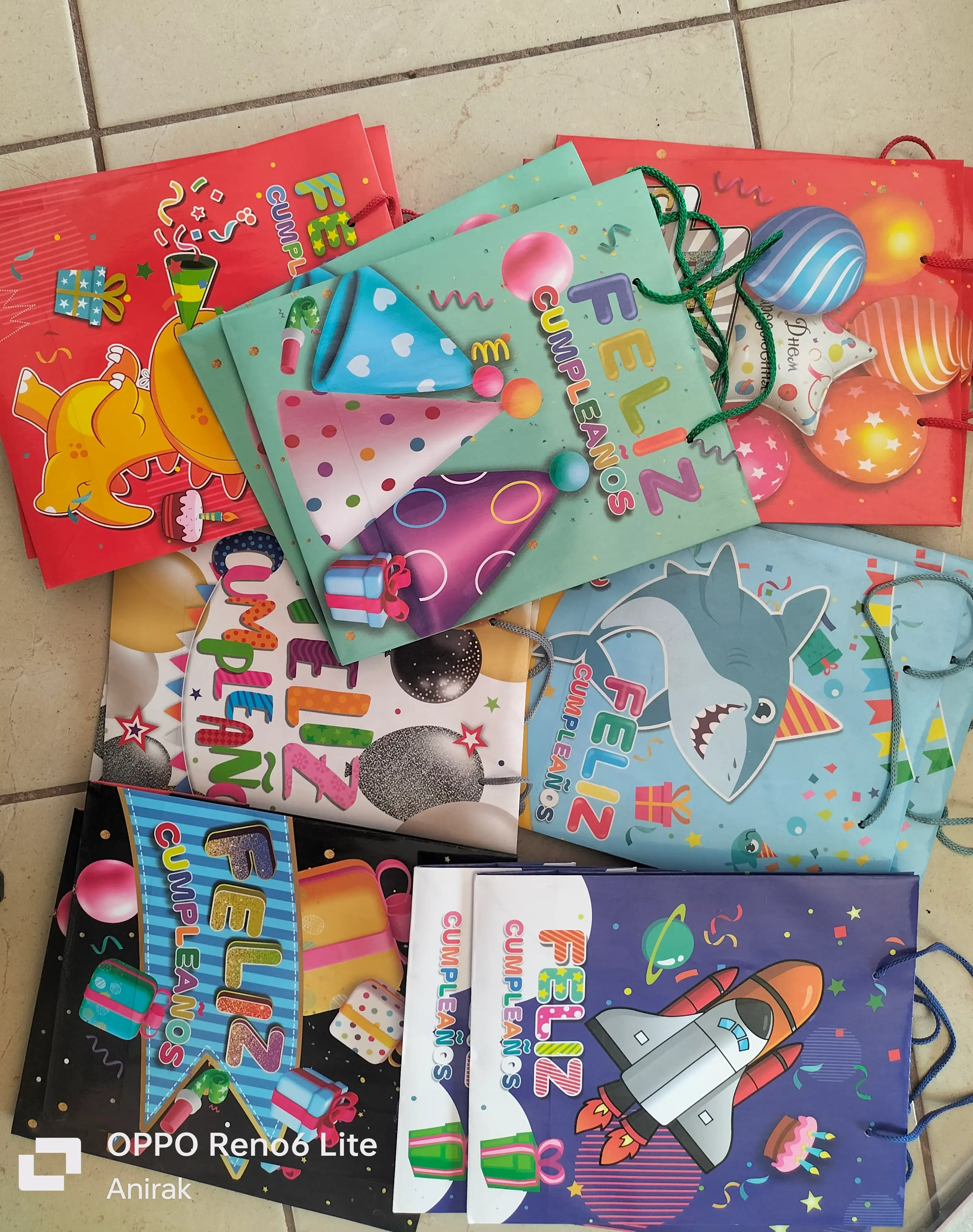 Bolsa de regalo FELIZ CUMPLEAÑOS med
