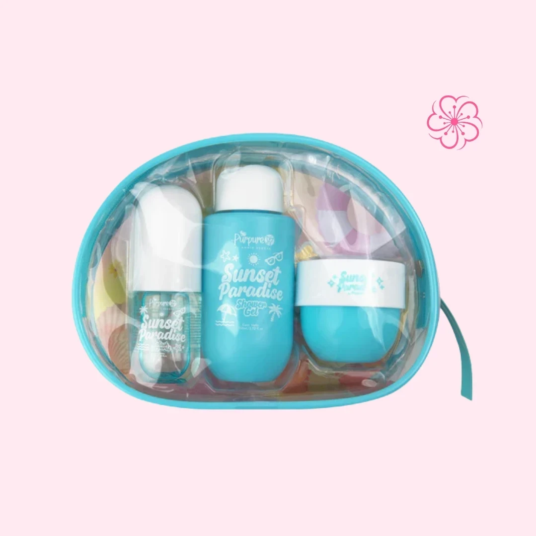 Kit Cartuchera Sunset Paradise Purpure