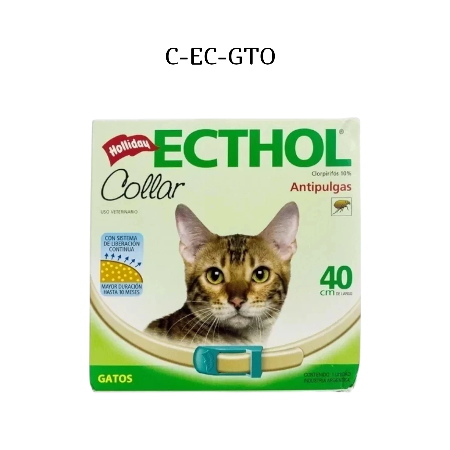 COLLAR ANTIPULGA ECTHOL GATO