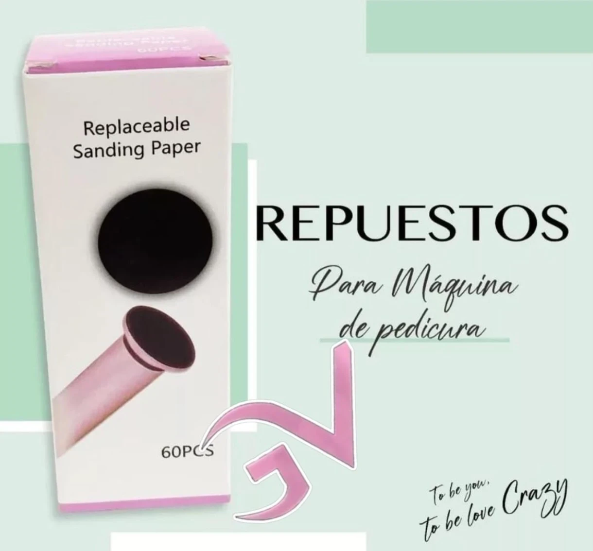 repuesto para máquina de pedicure 60 pcs 
