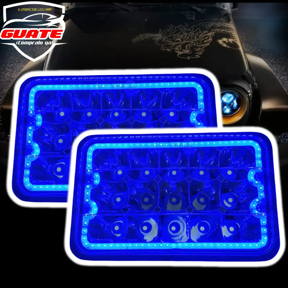 SILVINES LED 4X6 DRL AZUL