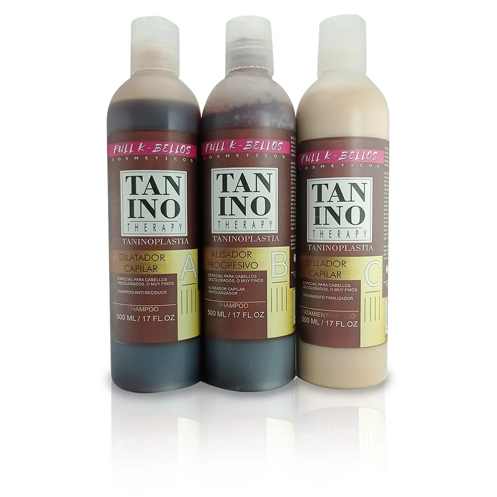 Tanino plastia Alisado Progresivo Capilar 3 pasos 500 ml