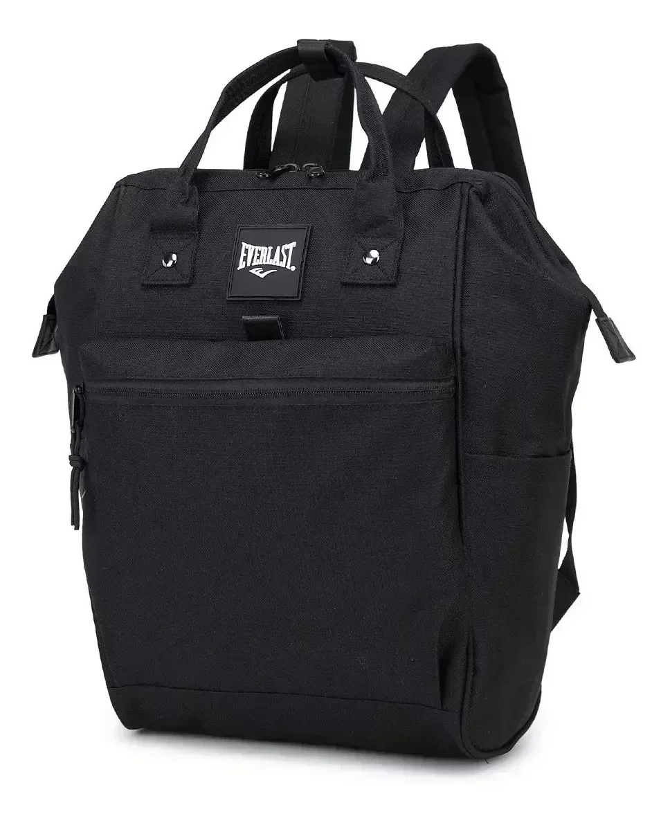 Mochila Everlast Reforzada Universitaria Cartera Anti Robo Color Negro 3
