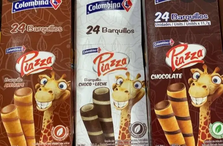 Barquillo de chocolate 