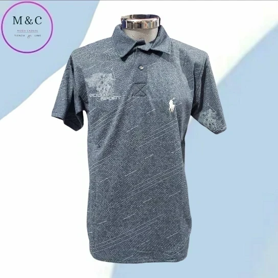 Playera Polo GDE algodon estampada  2