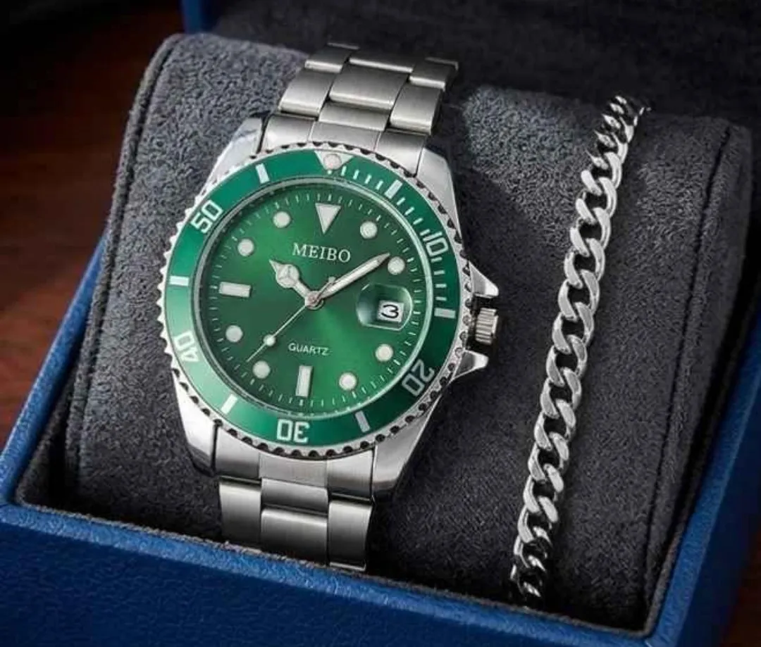 Reloj y Pulsera Caballero Opulento 