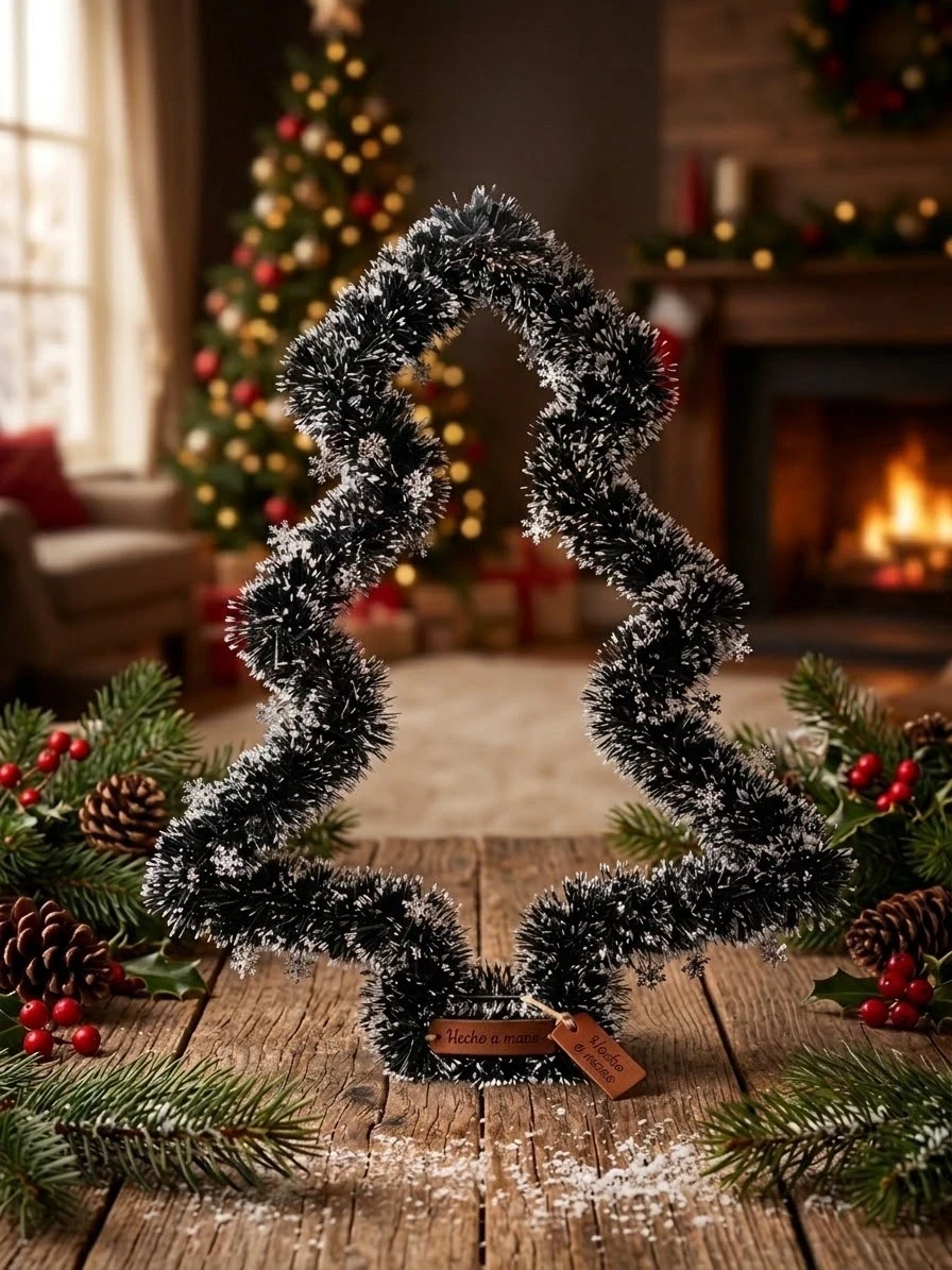 Adorno navideño en forma de pino (50 cm de alto) 3
