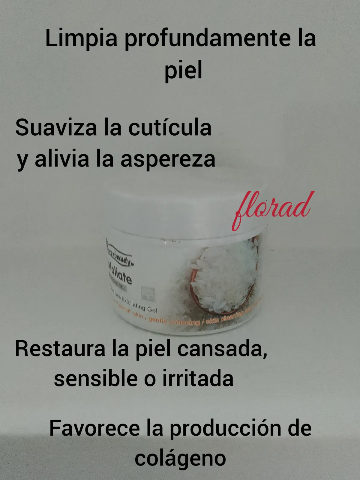 Exfoliante en tarro para el cuerpo