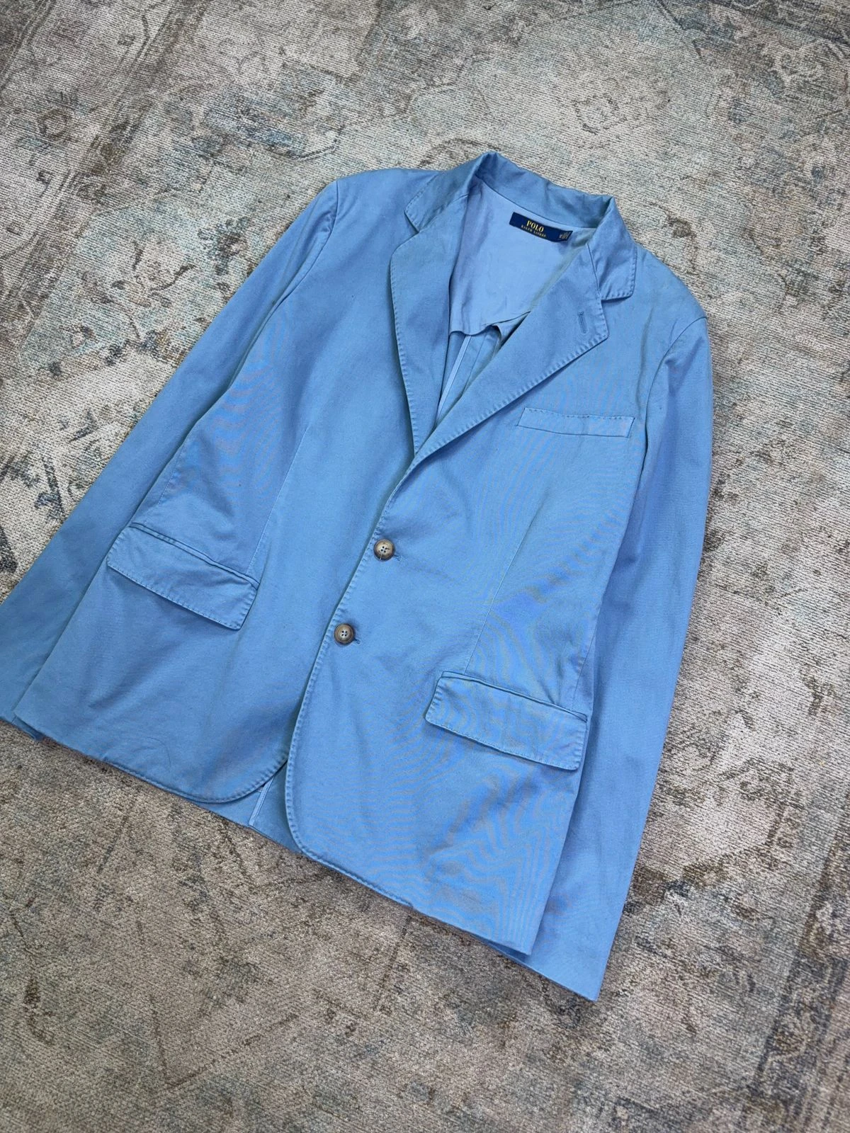 POLO RALPH LAUREN UNSTRUCTURED COTTON BLAZER 2