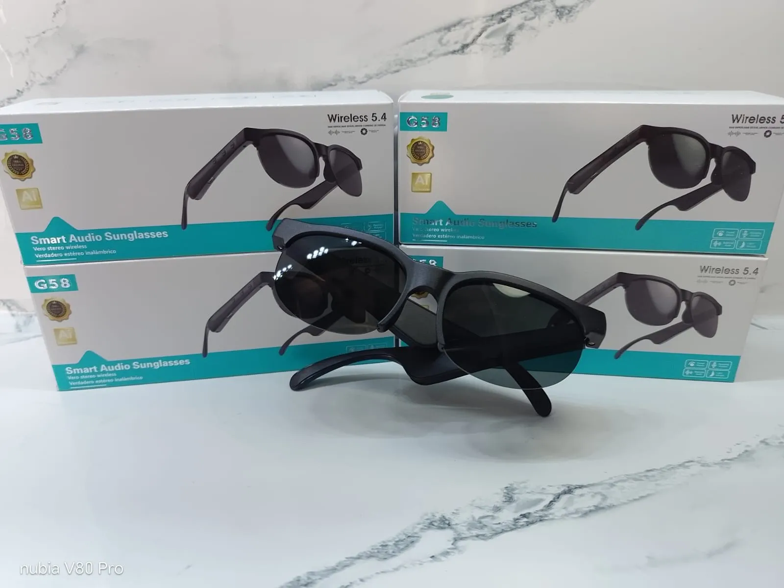 GAFAS BLUETOOTH G58 CON LENTES DE COLORWS 