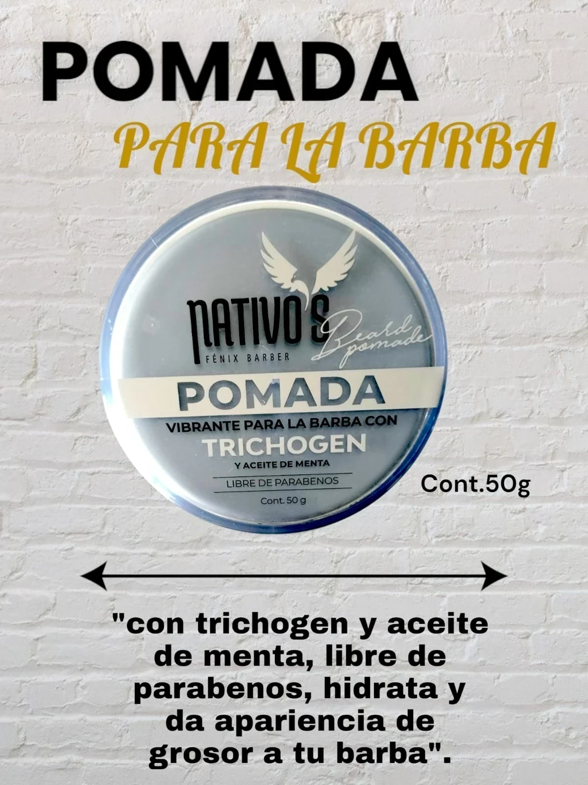 nativos pomada para la barba