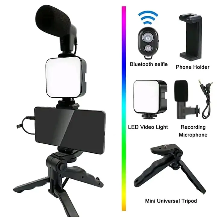 Kit de grabación video portatil con Bluetooth 