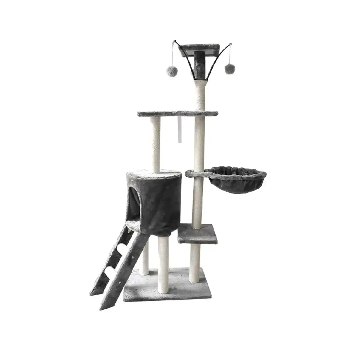 Gimnasio torre rascador de 5 niveles plomo