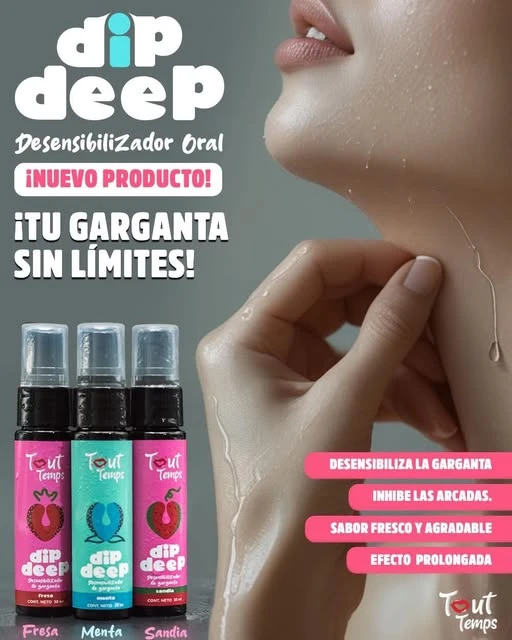 Desensibilizador De Garganta Dip Deep  2
