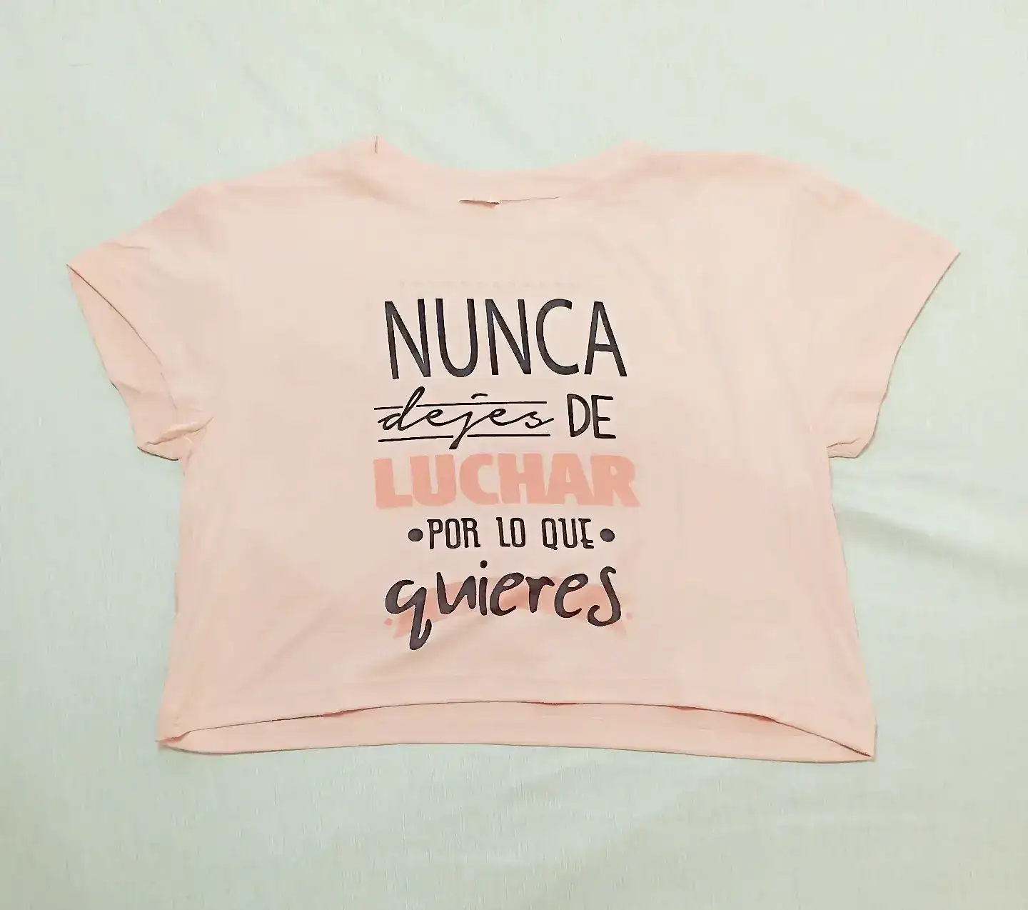Camiseta dama corta en tela de durazno  3