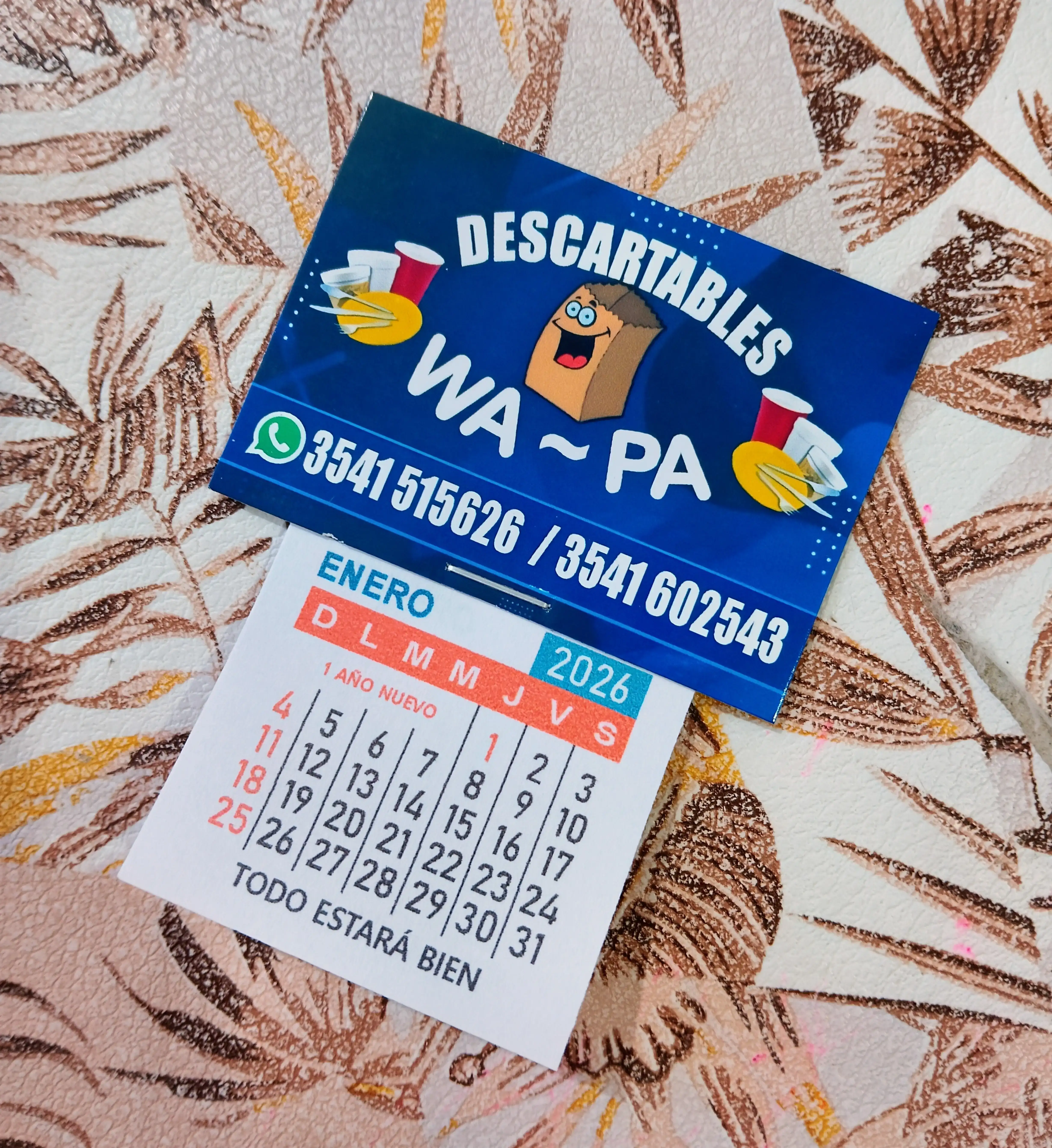 Pack 50 Calendario iman