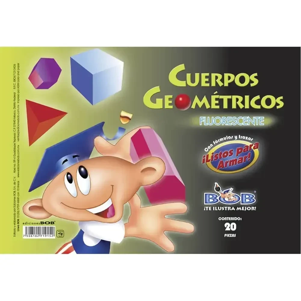 Albun de cuerpos geométricos grande 