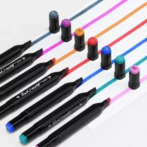 FIBRONES MARCADORES 60PIEZAS DOBLE PUNTA 3