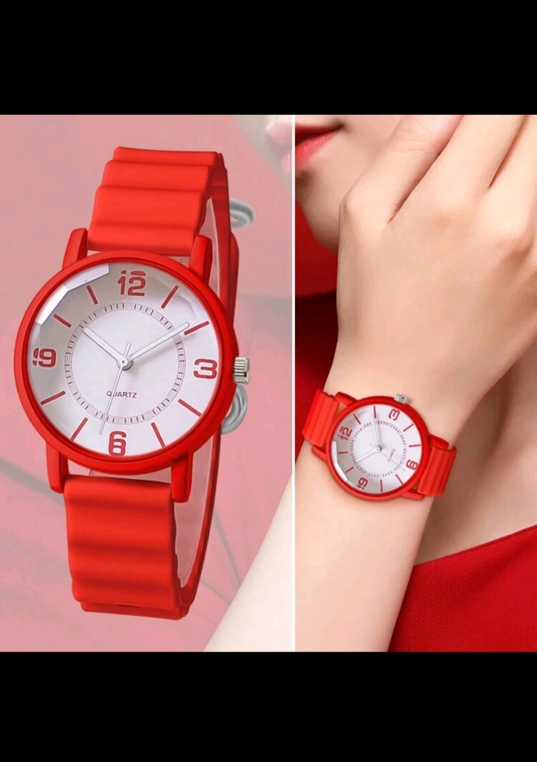 Reloj minimalista/ Correa de silicona 2