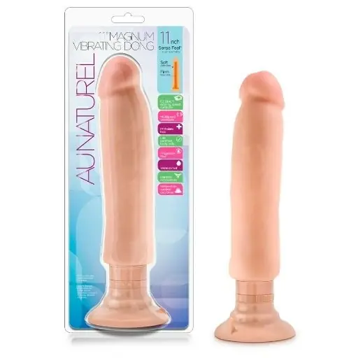 11" Magnum Vibrating Dong