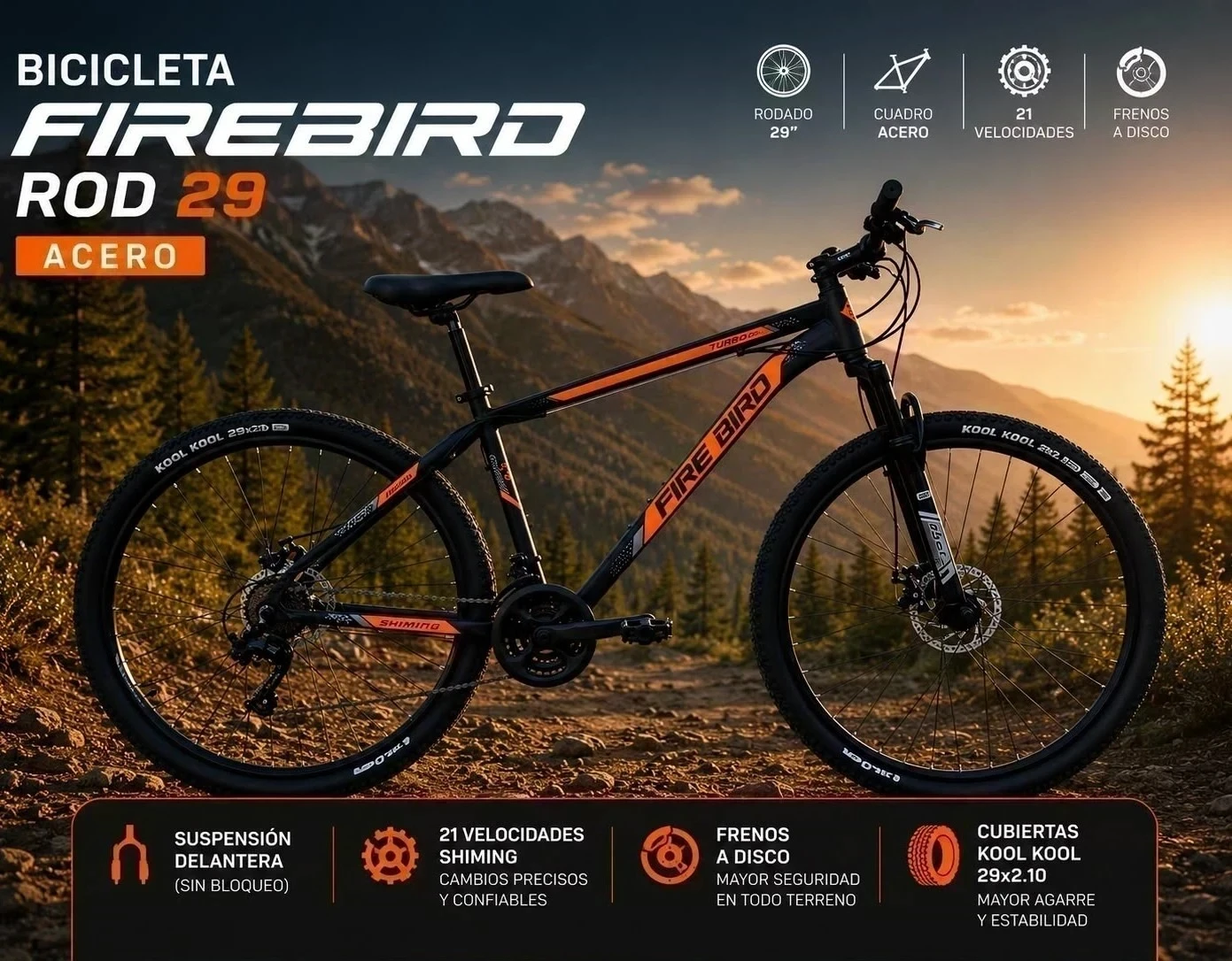 BICICLETA FIREBIRD ACER0 5