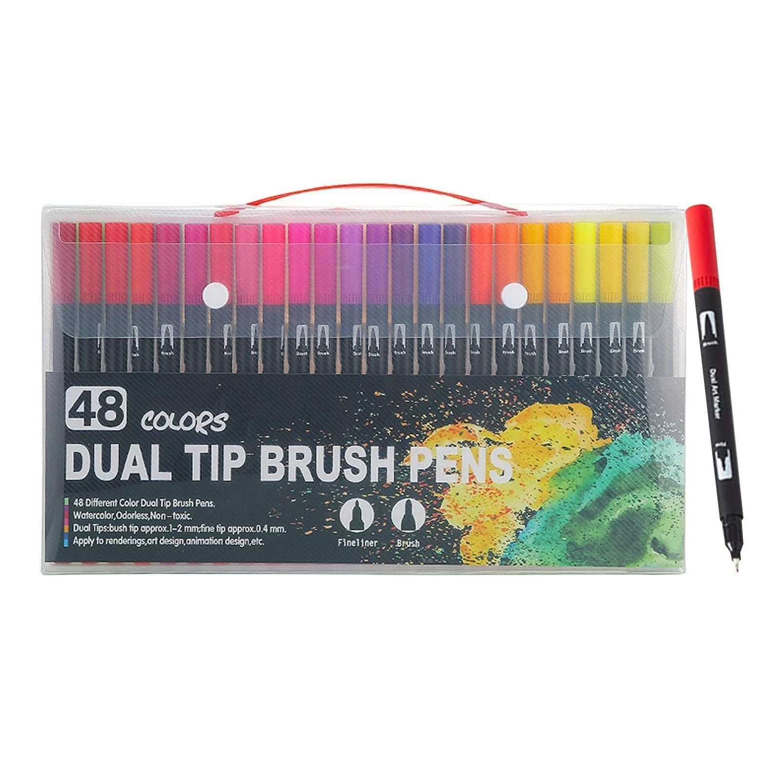 plumines brush pens c/ 48