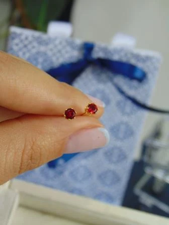 TOPO CHISPA ACERO DOR ROJO