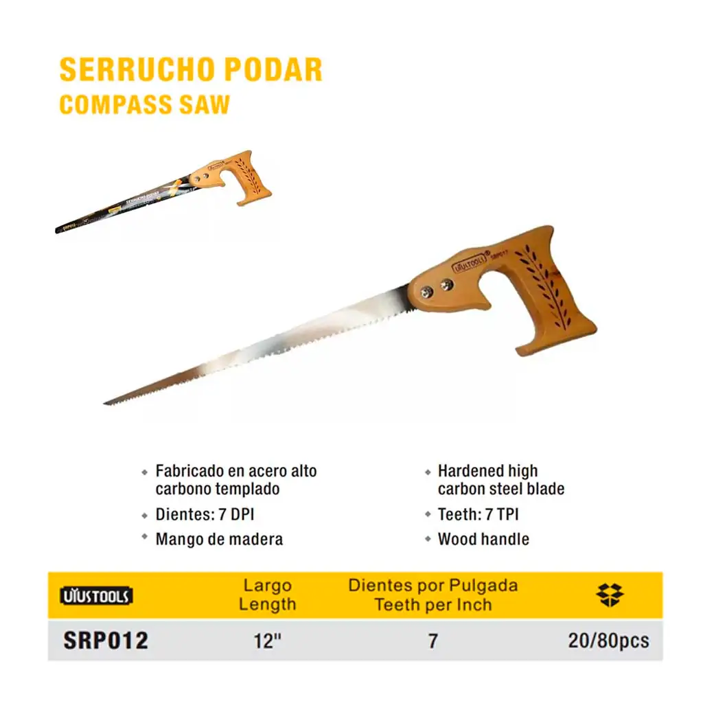 SERRUCHO PROFESIONAL UYUST 12"