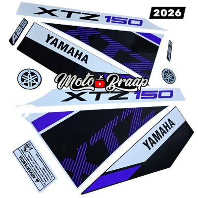 Xtz 150 Calcomanias 2026 moradas